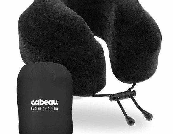 Gối ngủ máy bay Cabeau Evolution Travel Pillow đen