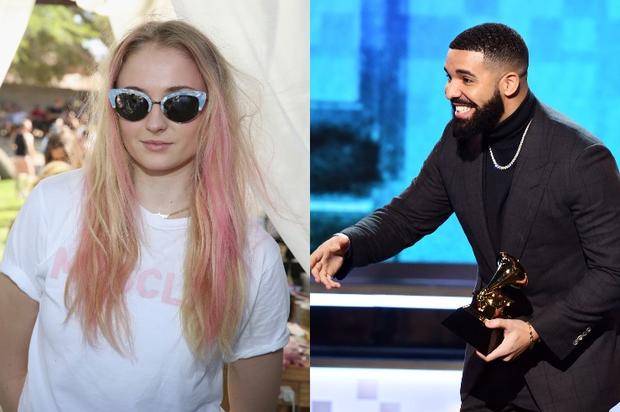 Drake “Inspired” By Sophie Turner Bodying Wine At A Hockey Game