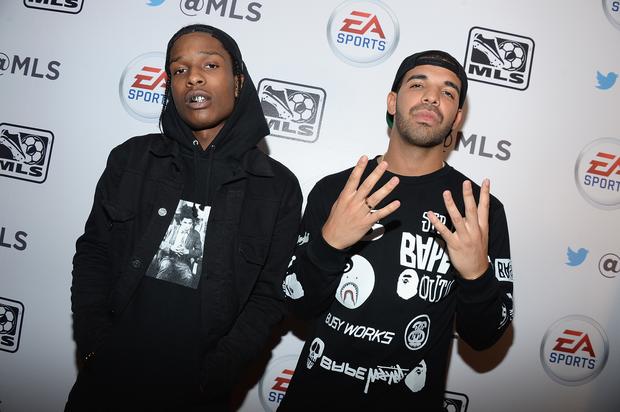 Drake & A$AP Rocky’s Worlds Collide In “Splashiest” Photo