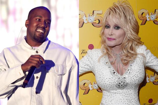 Kanye West & Dolly Parton Connected In April Fool’s Day Prank