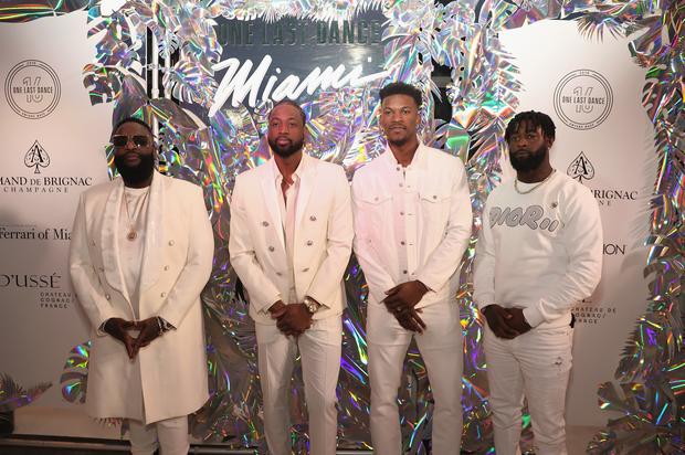 Meek Mill & Rick Ross Attend Dwyane Wade’s Farewell Party In Miami