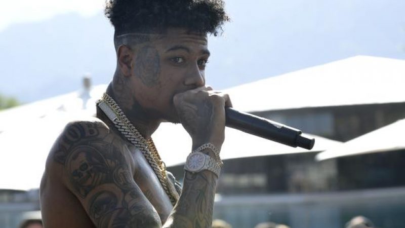 Blueface Brings His Kid On Stage During Recent Performance