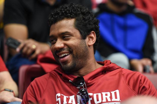 Russell Wilson Gifts $12K In Amazon Stock To His Offensive Line