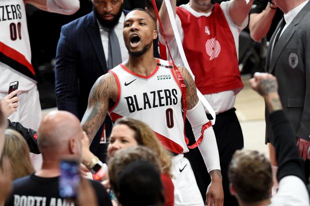 Damian Lillard Waves Goodbye To The Thunder After Last Second Dagger