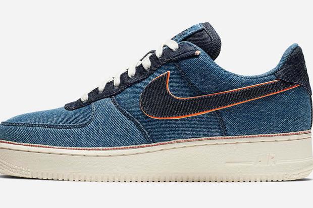 Nike Air Force 1 Low Injected With Denim Uppers Courtesy Of 3 X 1