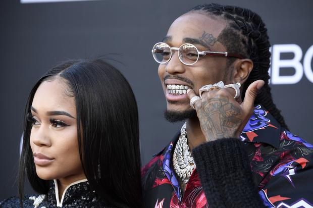Quavo Gifts Saweetie With Some Serious Bling