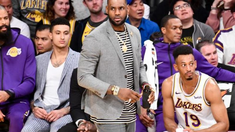 LeBron James Reacts To Lakers Winning Fourth Overall Pick