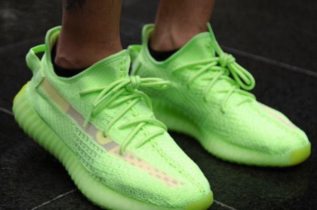 Adidas Yeezy Boost 350 V2 “Glow” Coming Soon: On-Foot Photos