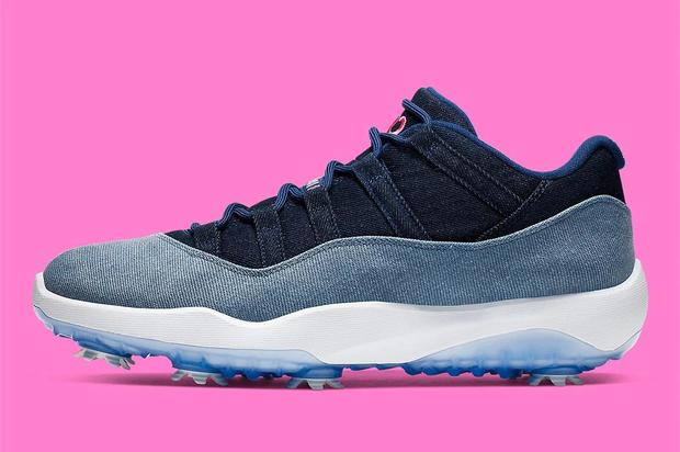Air Jordan 11 Golf Shoe Takes Denim To The Course: Official Images