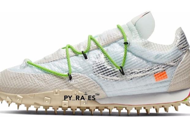 Off-White X Nike Waffle Racer First Colorway Revealed: Photos