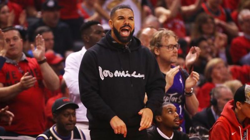 Drake Channels Tupac’s Villainy In “Above The Rim” During Raptors Win
