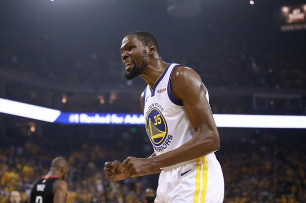 Warriors Kevin Durant Travelling With Team To Toronto For Games 1 & 2