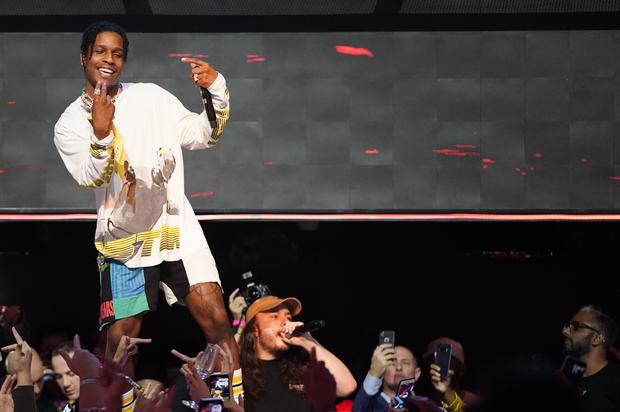 ASAP Rocky Steals The Gucci Show With His Stuffed Animal Inspired Pants