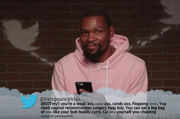 Kevin Durant, Charles Barkley & Other NBA Stars Read Mean Tweets: Video
