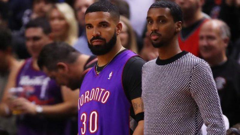 Draymond Green Trolls Drake With OVO Hoodie While Walking In Toronto