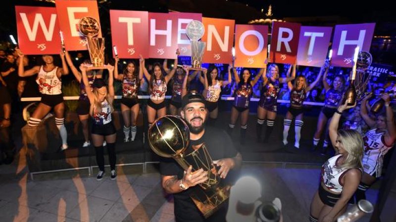 Drake Celebrates Win With The Raptors Celebrate In Crazy Las Vegas Bash