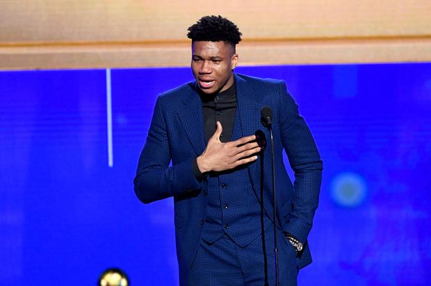 Giannis Antetokounmpo Snags MVP At NBA Awards, See Complete List Of Winners