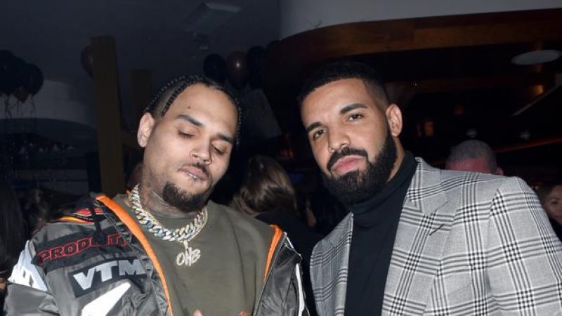 Chris Brown & Drake Party At Miami Hotspot In Different VIP Sections