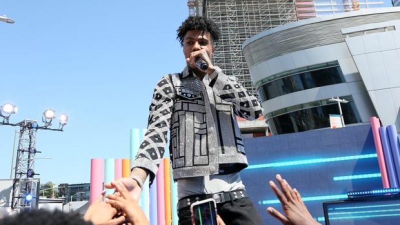 Blueface Films His Baby Mama Getting Into Physical Fight With His Alleged Ex-Lover