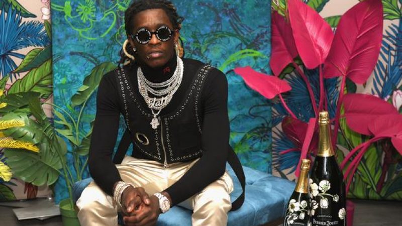 Young Thug Premiers His New SPIDER Fashion Brand In A Cool London Warehouse