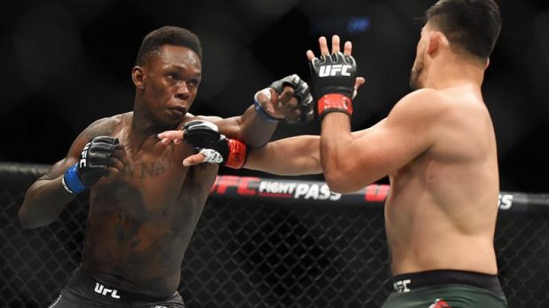Israel Adesanya Calls Robert Whittaker A “Meth Head” After UFC 243 Staredown