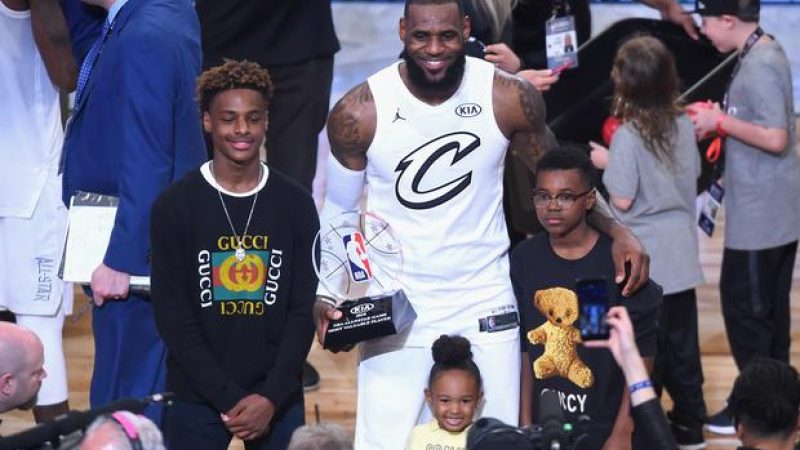 Bronny James Jr Shows Shades Of LeBron With Windmill Dunk: Watch