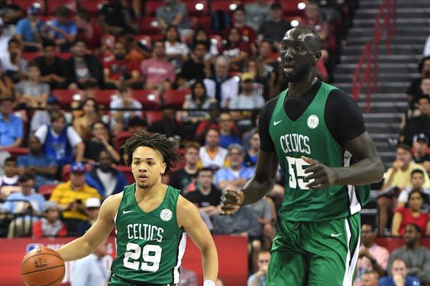 Tacko Fall & Carsen Edwards’ Height Difference Has Fans Cracking Jokes