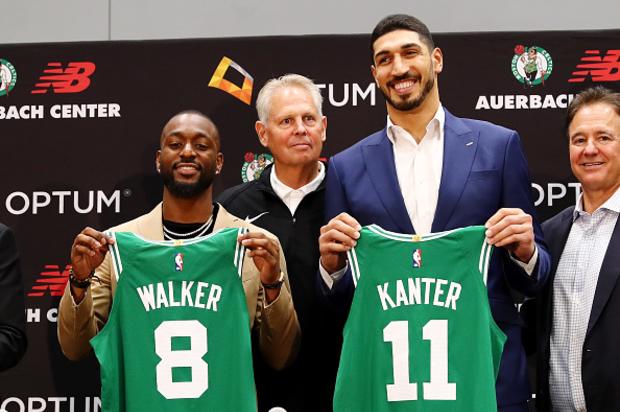 Enes Kanter Mocks Kyrie Irving When Discussing Why He Chose No. 11