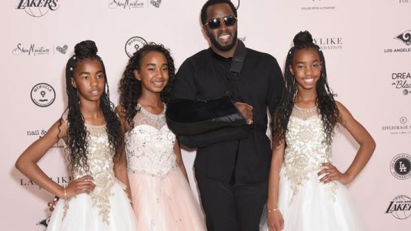 Diddy & His Family Head To Disneyland For Daughter’s 13th Birthday