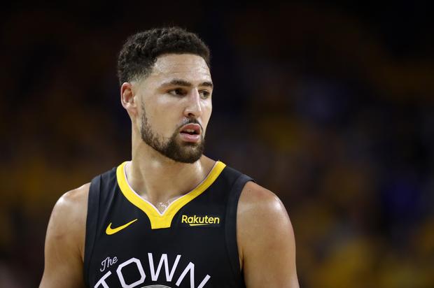 Klay Thompson Spotted At Dodgers Game With Ex-GF Laura Harrier