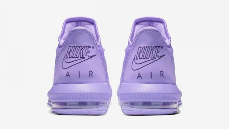 Nike LeBron 16 Low Surfaces In Pastel Purple Colorway: Official Images