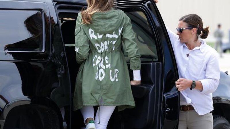 Melania Trump Wanted To “Drive Liberals Crazy” With “I Really Don’t Care” Jacket
