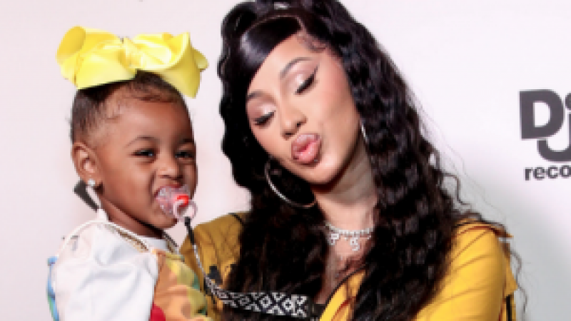 [WATCH] Cardi B Stops Daughter Kulture From Hearing Her “W.A.P.” Song