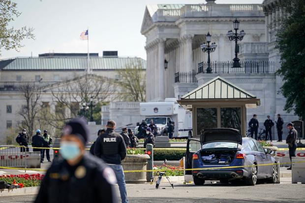 Capitol Officer Killed, 1 Injured After Suspect Rams Car Into Police Barricade: Report