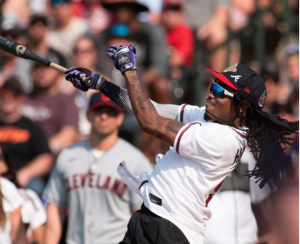 [WATCH] Quavo Wows Crowd After Nearly Hitting HR At MLB All-Star Celebrity Softball Game