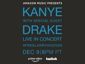 Ye’s Larry Hover Benefit Concert Feat. Drake Will Air on Prime Video