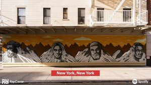 Spotify’s RapCaviar Unveils Murals of the Mt. Rushmore of 2010s Rap ft. Drake, Nicki Minaj, J. Cole, and Kendrick Lamar