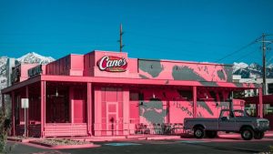 Post Malone Designs All-Pink Raising Cane’s Restaurant In Utah
