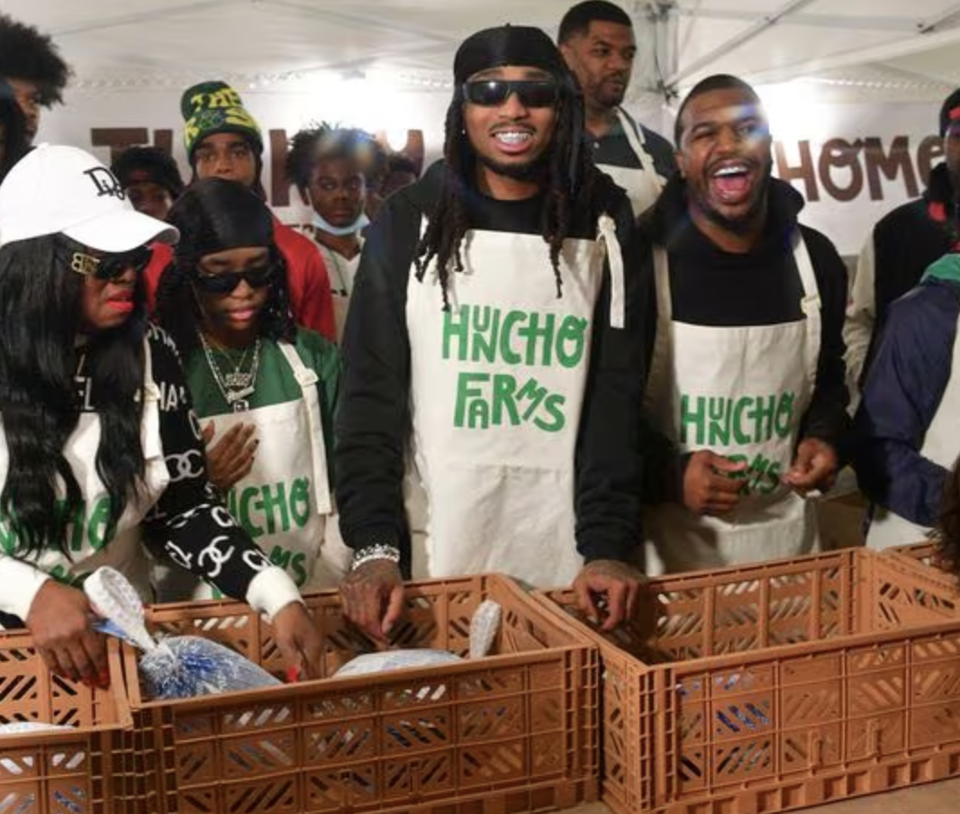 Quavo Feeds 300 Families On Thanksgiving At ATL’s Huncho Farms