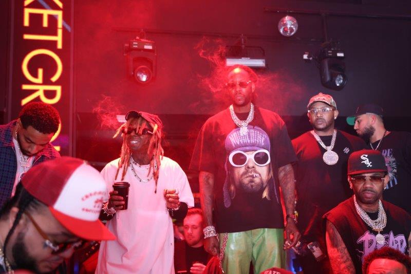 Lil Wayne Parties with 2 Chainz, Mack Maine, and Busta Rhymes at LIV Miami After ‘IAAB Tour’ Performance