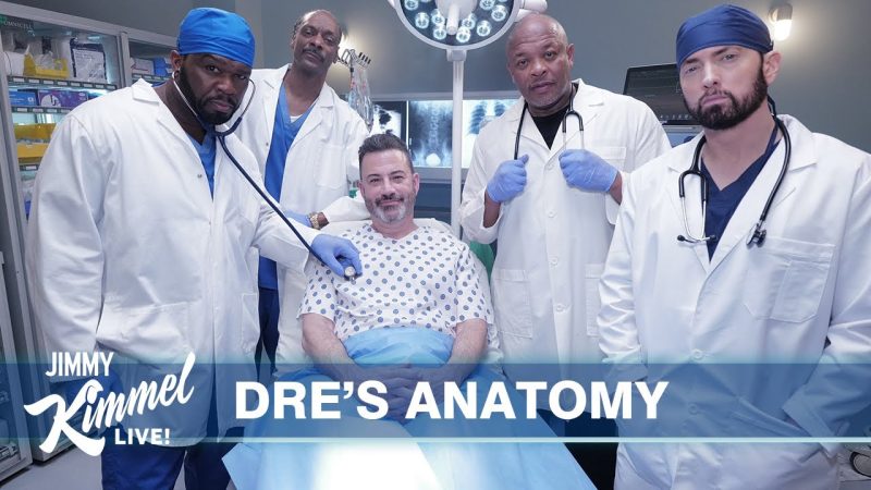 WATCH: Dr. Dre, 50 Cent, Eminem, and Snoop Dogg Star in ‘Dre’s Anatomy’ Sketch on ‘Jimmy Kimmel Live’