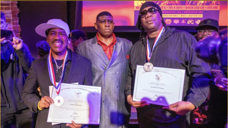 KRS-One and Kurtis Blow Receive Presidential Lifetime Achievement Awards At The National Hip Hop Museum Induction Ceremony