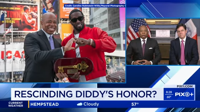 NYC City Council Says Mayor Adams Should ‘Snatch’ Diddy’s Key to the City Back